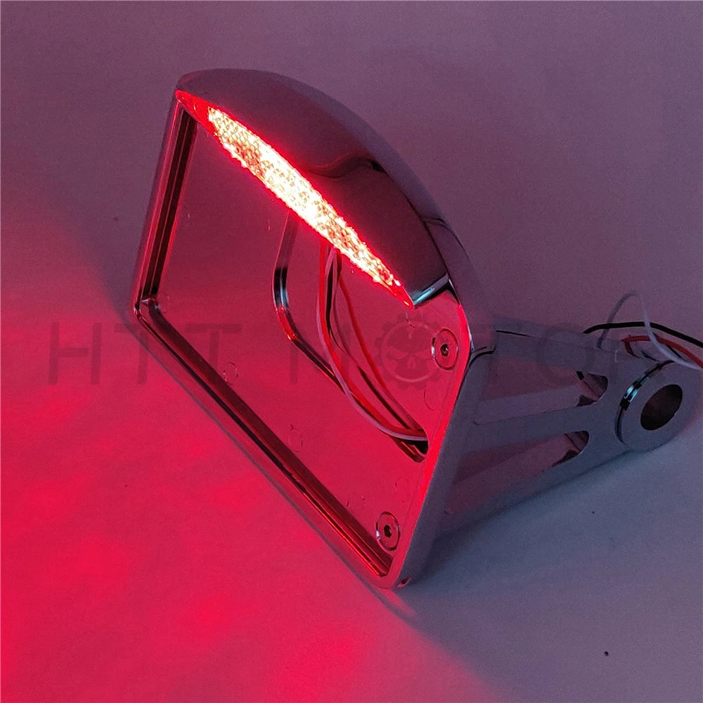 License Plate Bracket with LED for Harley Dyna Glide Fat Bob XL883 (2000–2023)