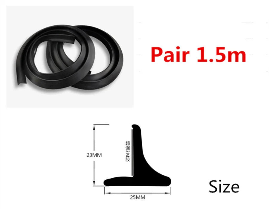 1.5m Wheel Fender Extension Moulding Flares Trim for SUV