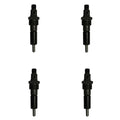 Set of 4 Fuel Injectors for Case/International Harvester (Replaces J919322)