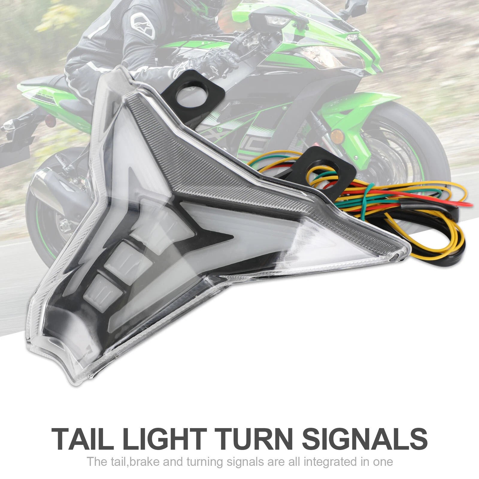 Integrated Tail Light Turn Signal for Kawasaki Ninja ZX10R Z1000 (2013–2022)