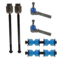 Set of 4 Mevotech Supreme Inner Outer Tie Rod Ends Sway Bar Links for Cavalier (1995–2005)