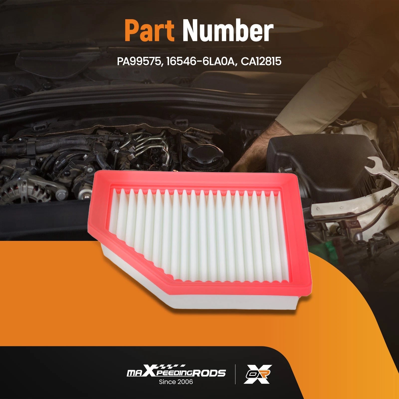 Engine Air Filter for Nissan Sentra (2020–2025) 2.0L 16546-6LA0A PA99575