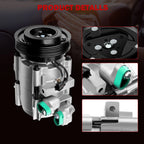 A/C Compressor for Hyundai Santa Fe (2003-2006) & Kia Amanti (2004-2006)