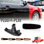Sequential Amber LED Front Side Marker Lights for Mitsubishi Lancer Evo X (2008–2015)