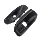 Fog Light Bezel Covers for Dodge Ram (2019-2024) - Black ()
