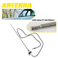 3 Section Flexible Retractable AM/FM Radio Antenna for Universal Fitment