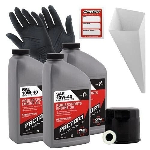 3Qt Oil Change Kit for Kawasaki KAF820 Mule Pro (2016–2023)