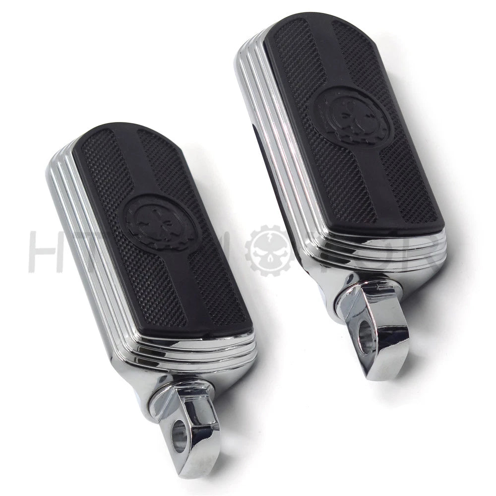 Skull Foot Peg for Harley (1984–2017) - Chrome