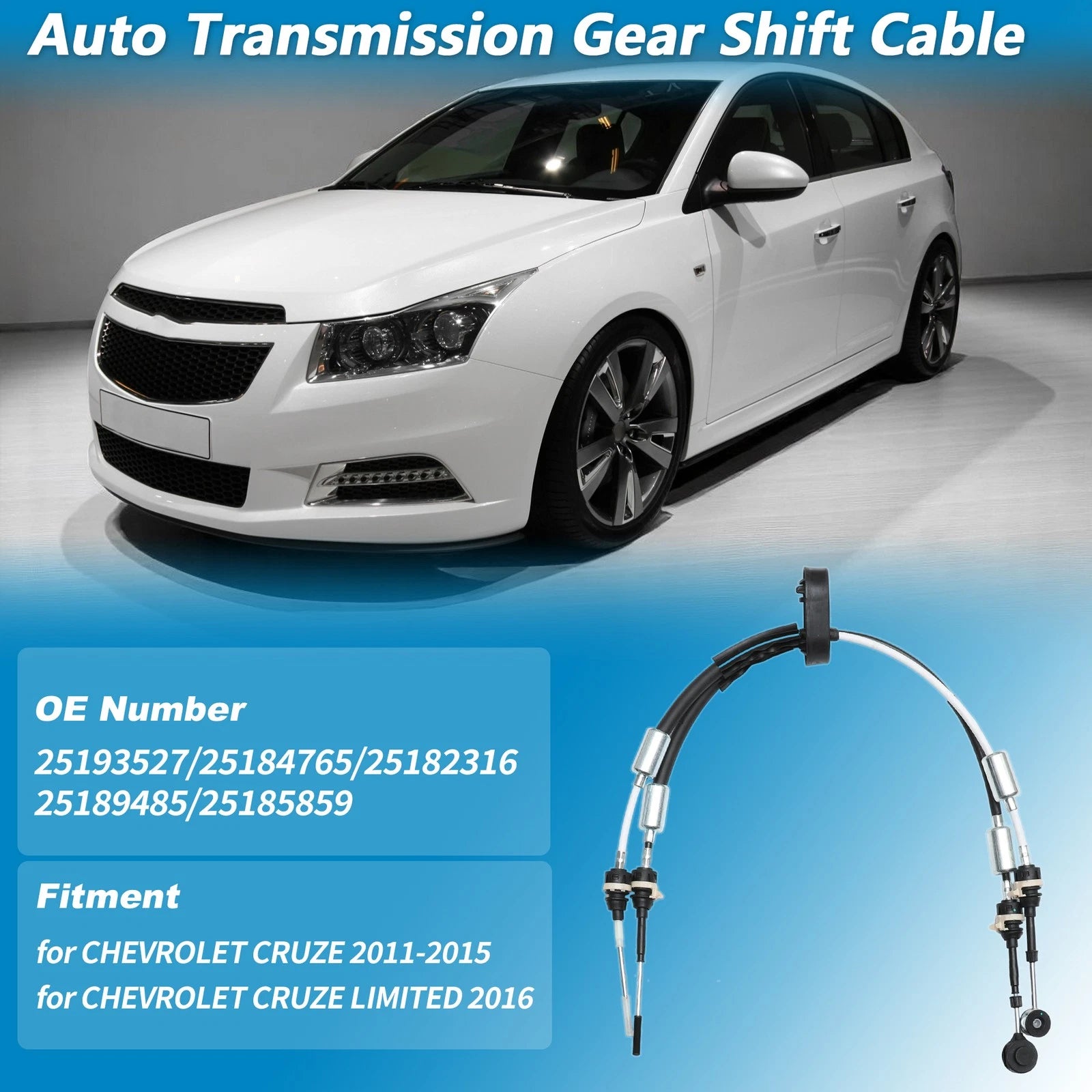 Manual Transmission Shift Cable for Chevy Cruze (2011–2016) 25193527