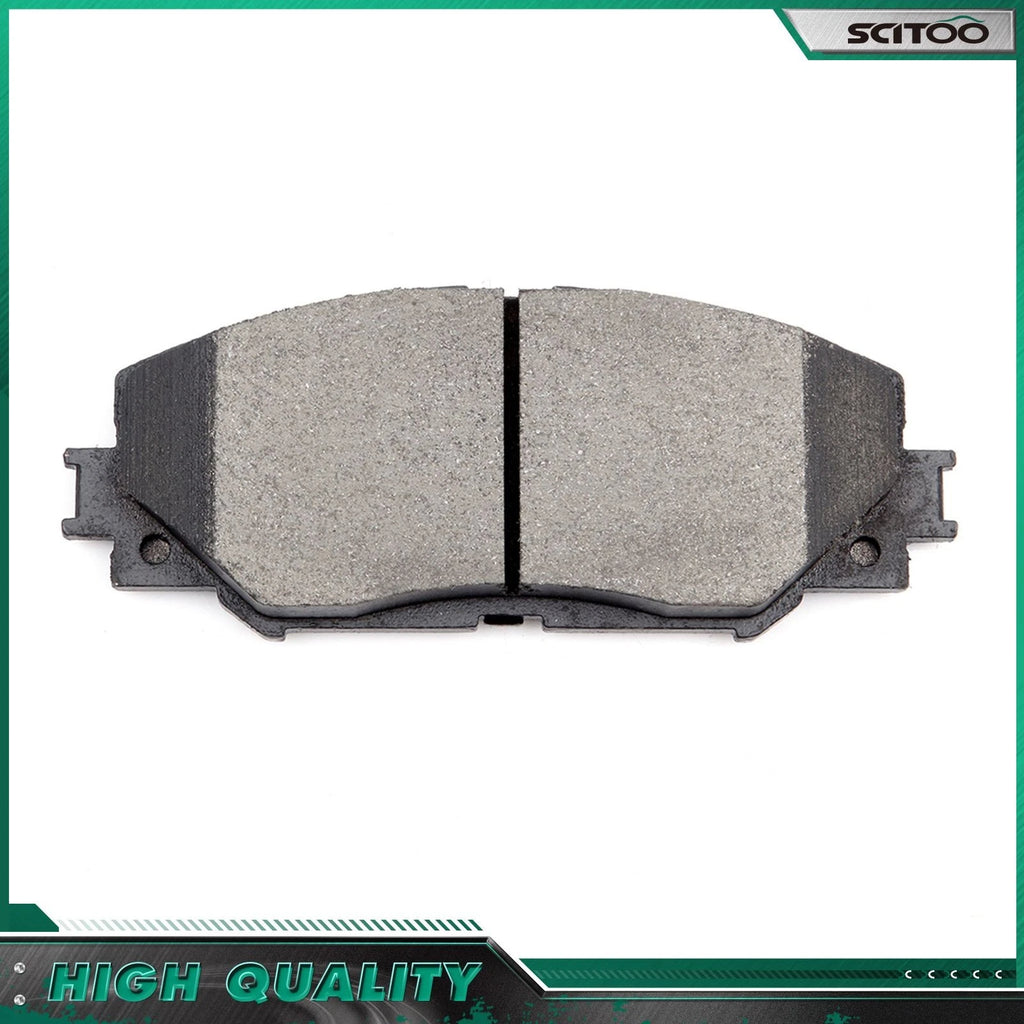 Front Brake Calipers Disc Rotors Ceramic Pad for Toyota Corolla (2009–2019)