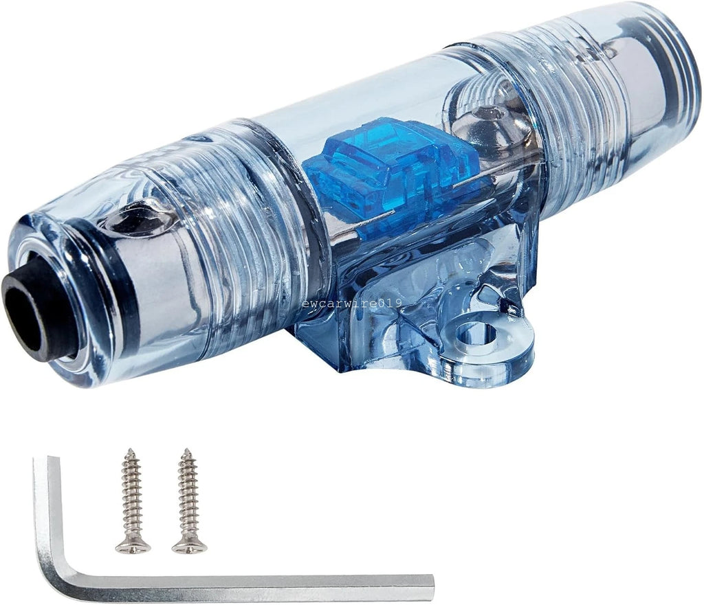 In-line Mini ANL Fuse Holder for Subwoofer (60 Amp, 4/6/8 Gauge)