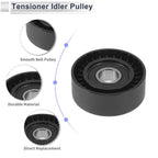 Drive Belt Idler Pulley for Audi A4 (2004–2016) No. 059903341H Black
