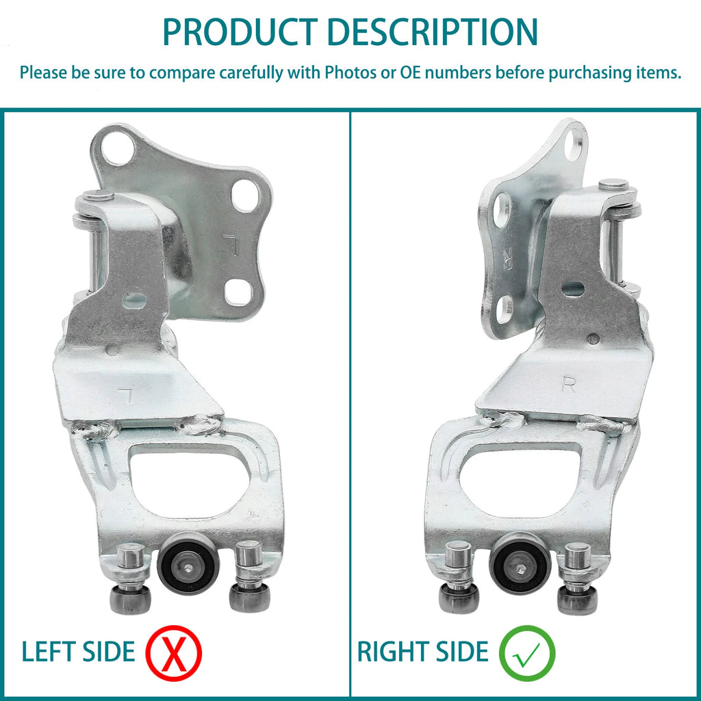 Right Center Sliding Door Hinge & Roller for Toyota Sienna (2004–2010) 68380-08031