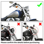 Matte Black Headlight Fairing Cover & 15" Smoke Windshield for Harley Dyna