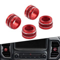 Red Center Air Conditioner Vent Ring Cover for Ford Bronco Sport (2021-2024)
