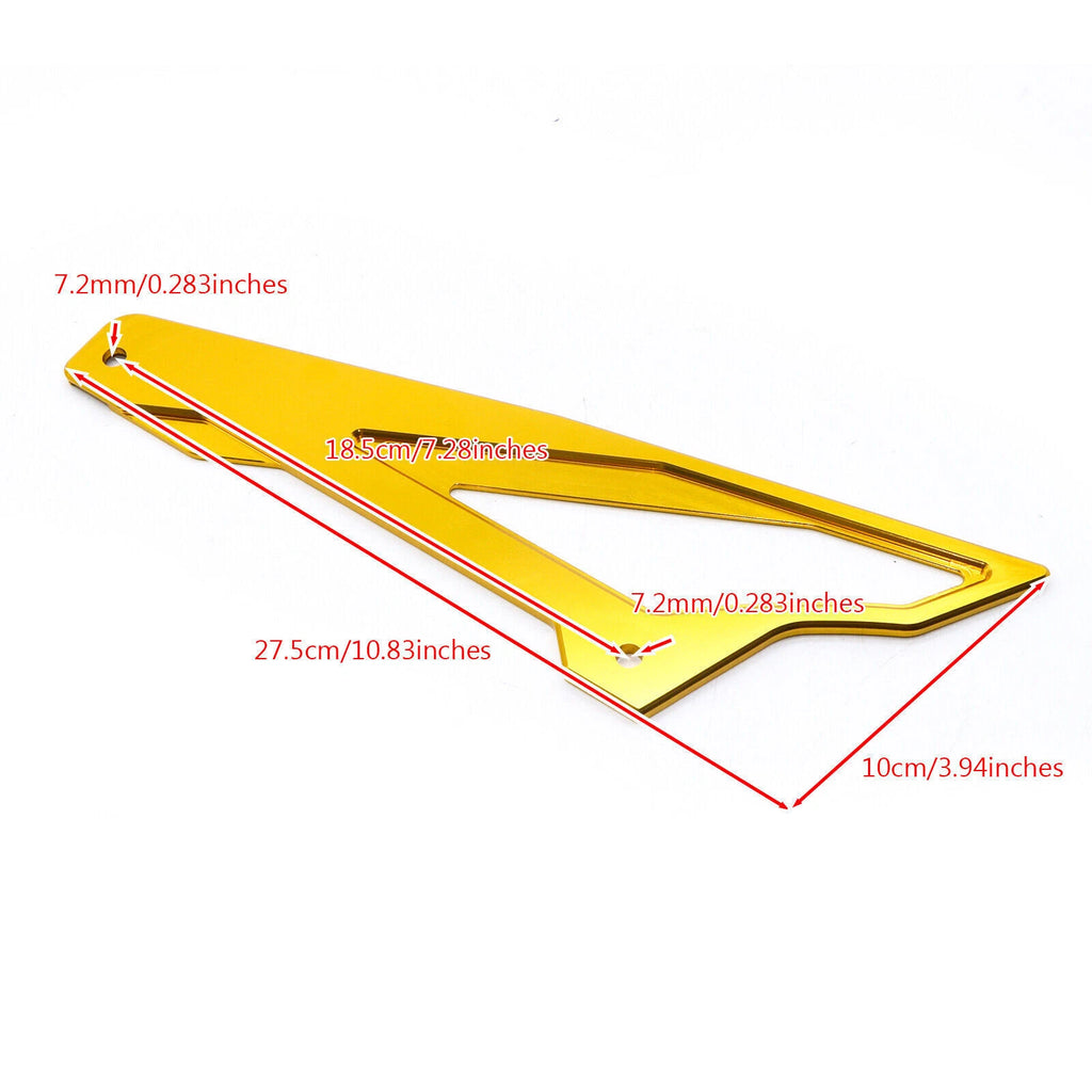 CNC Billet Rear Chain Guard Protector Cover for Suzuki DRZ125/400S/400SM (2000–2023) Gold T9