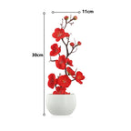 Set of 4 Low Maintenance Artificial Flower Arrangements for Indoor Use