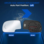 Heated Mirror Glass with Turn Signal for Chevy GMC Cadillac (2003–2007)