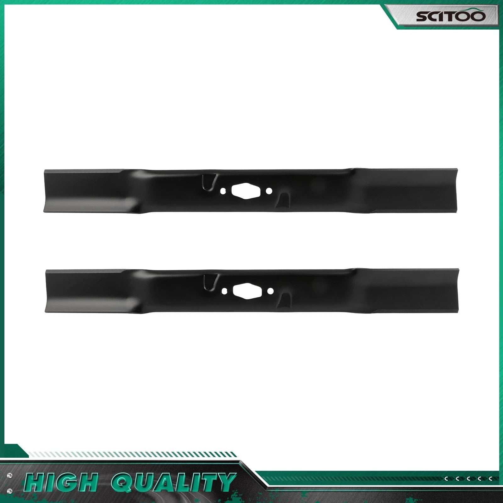 2PK Low Lift Blades for Cub Cadet (742P05510-L, 490-110-C199, 490-110-Y199)