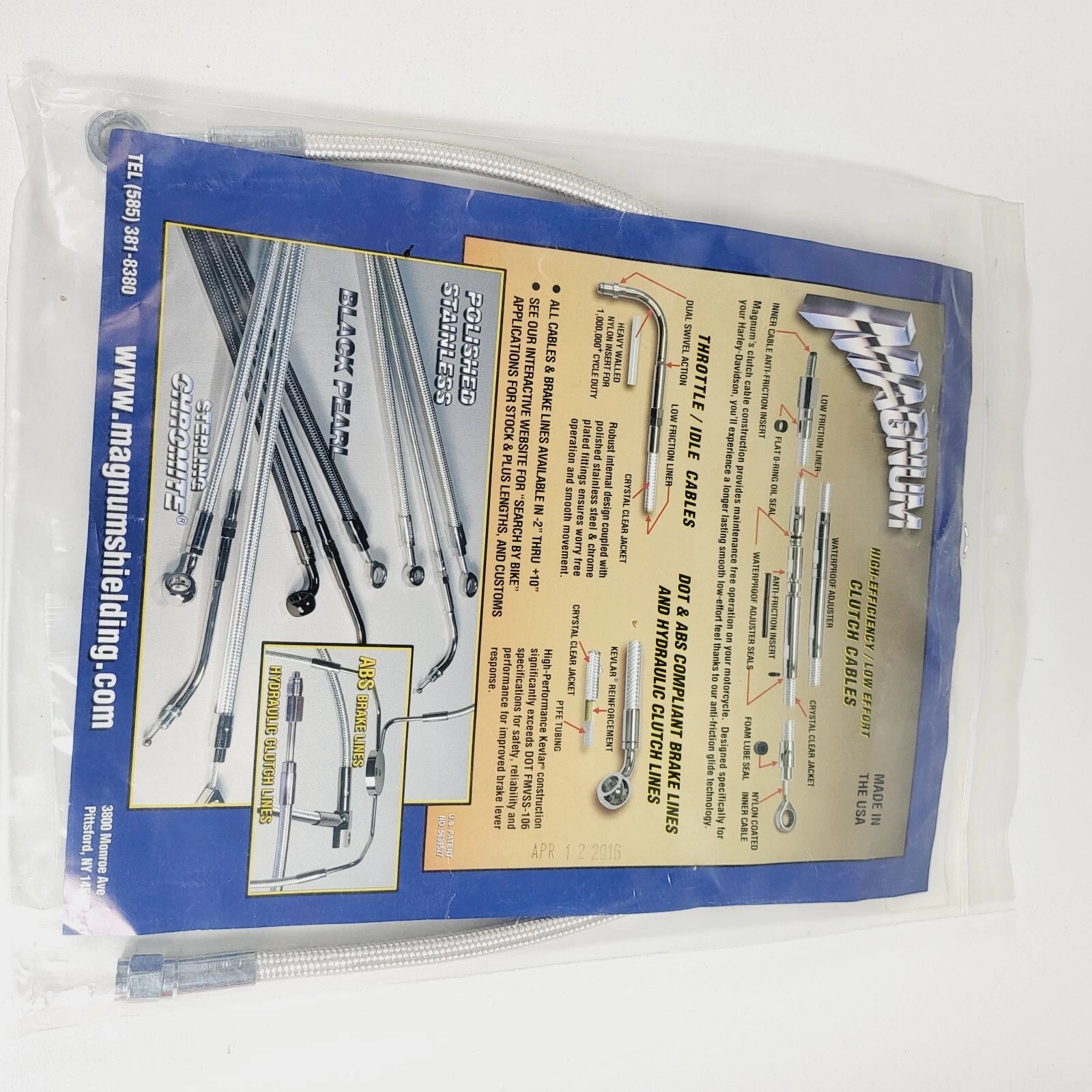 Front Brake Line for Harley Dyna Fat Bob (2013–2017) 1741-4051 AS37624