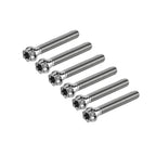 6pcs M6x55mm Titanium Torx Head Flange Screws for Motorcycle Bike