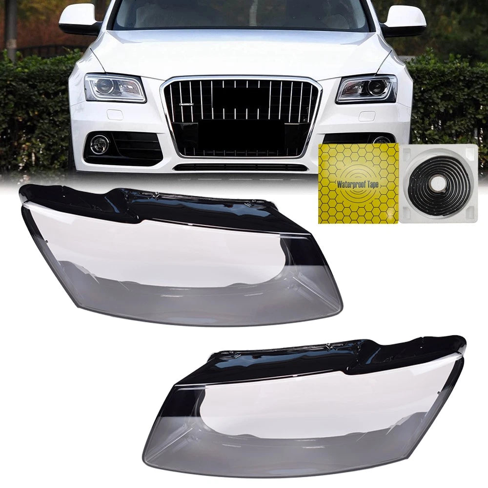 Headlight Lens Cover for Audi Q5 (2013–2017) Left & Right