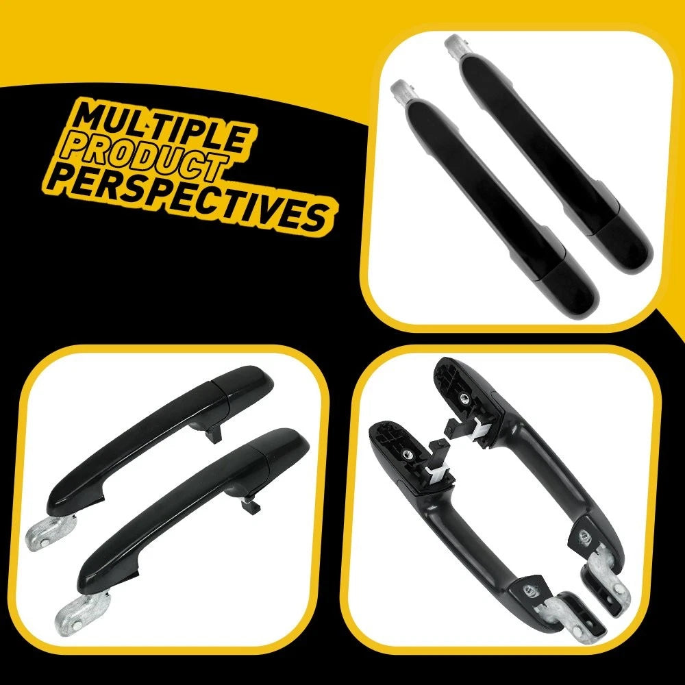 Set of 2 Exterior Door Handles for Hyundai Accent (2006–2011) EI