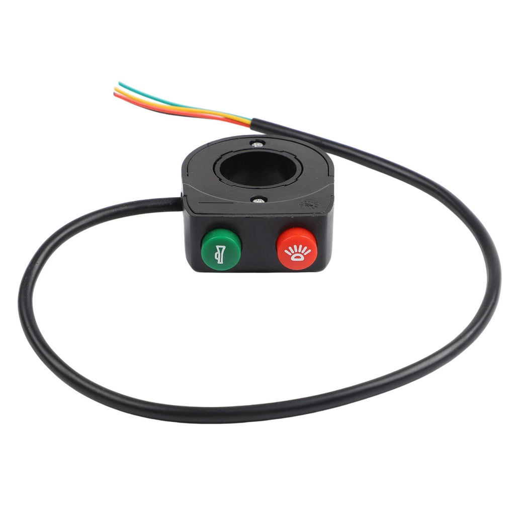 Handlebar Switch for Motorcycle Scooter Bike Quad ATV (Black)