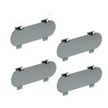 4x Roof Luggage Rack Side Rail Cover Assy for Jeep Cherokee (2014–2019)