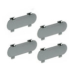 4x Roof Luggage Rack Side Rail Cover Assy for Jeep Cherokee (2014–2019)