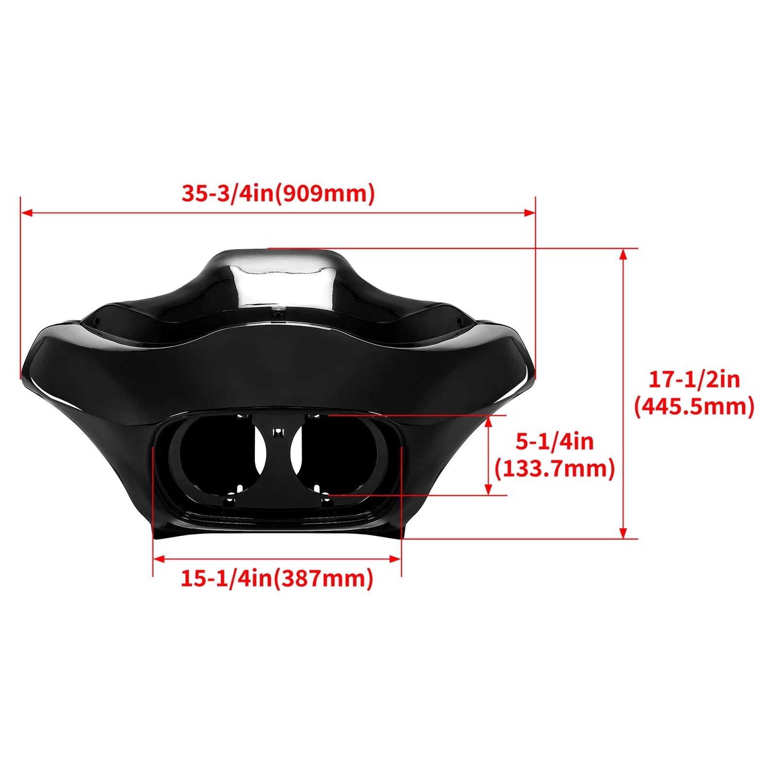 Inner & Outer Fairing for Harley Road Glide (1998–2013) - Vivid Black