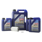 Engine Oil Change Kit 8L Liqui Moly Leichtlauf HighTech 5W40 for W203 W220