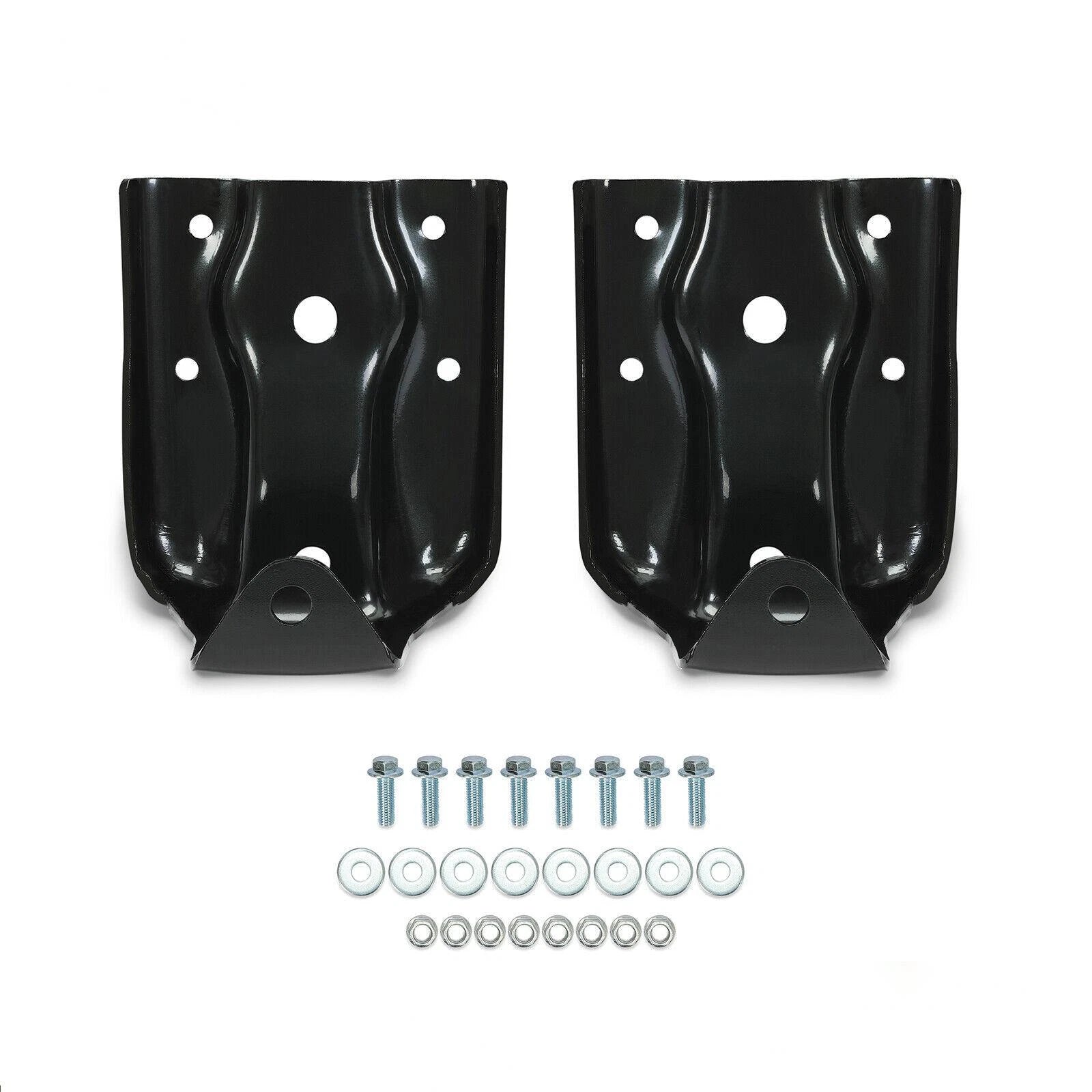 Rear Leaf Spring Hanger Shackle Bracket Kit for Chevy Silverado Sierra (1999–2014)