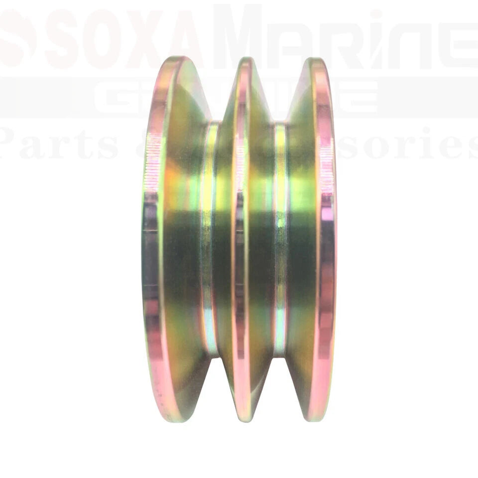 841812 Double Belt Alternator Pulley for Volvo Penta (Rhone Valeo RM 5944 RM 5943)