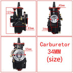 34mm Carburetor Power Jet Kit for PWK34 Carb (250-350cc) Dirt Pit Bike ATV
