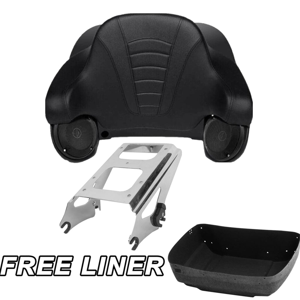 Trunk Pad Mount Speakers for Harley Electra Glide (2009–2013)