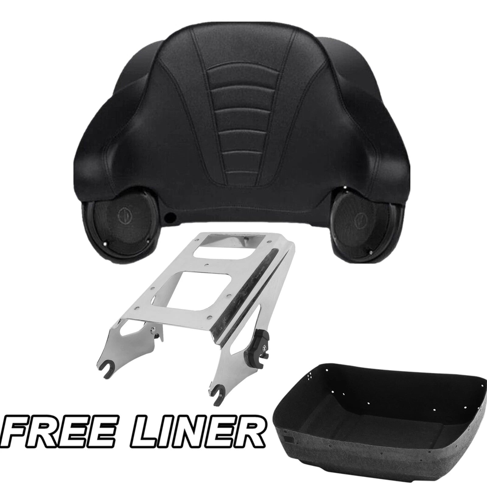 Trunk Pad Mount Speakers for Harley Electra Glide (2009–2013)