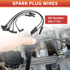 6X Spark Plug Wire Ignition Coil Cable No. 89017743 for Chevrolet Impala (2006–2009)