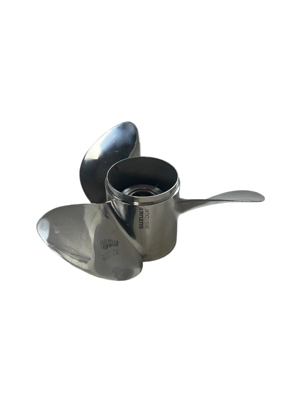 3X 15 1/2 x 24F Front LH Dual SS Propeller for Suzuki (OEM)