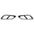 Chrome Rear Exhaust Muffler Pipe Tip Tailpipe Cover for Benz E-Class W214