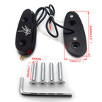 Mirror Block Off Base Plate with LED Signal for Suzuki GSX-R 600 750 1000 (2020)