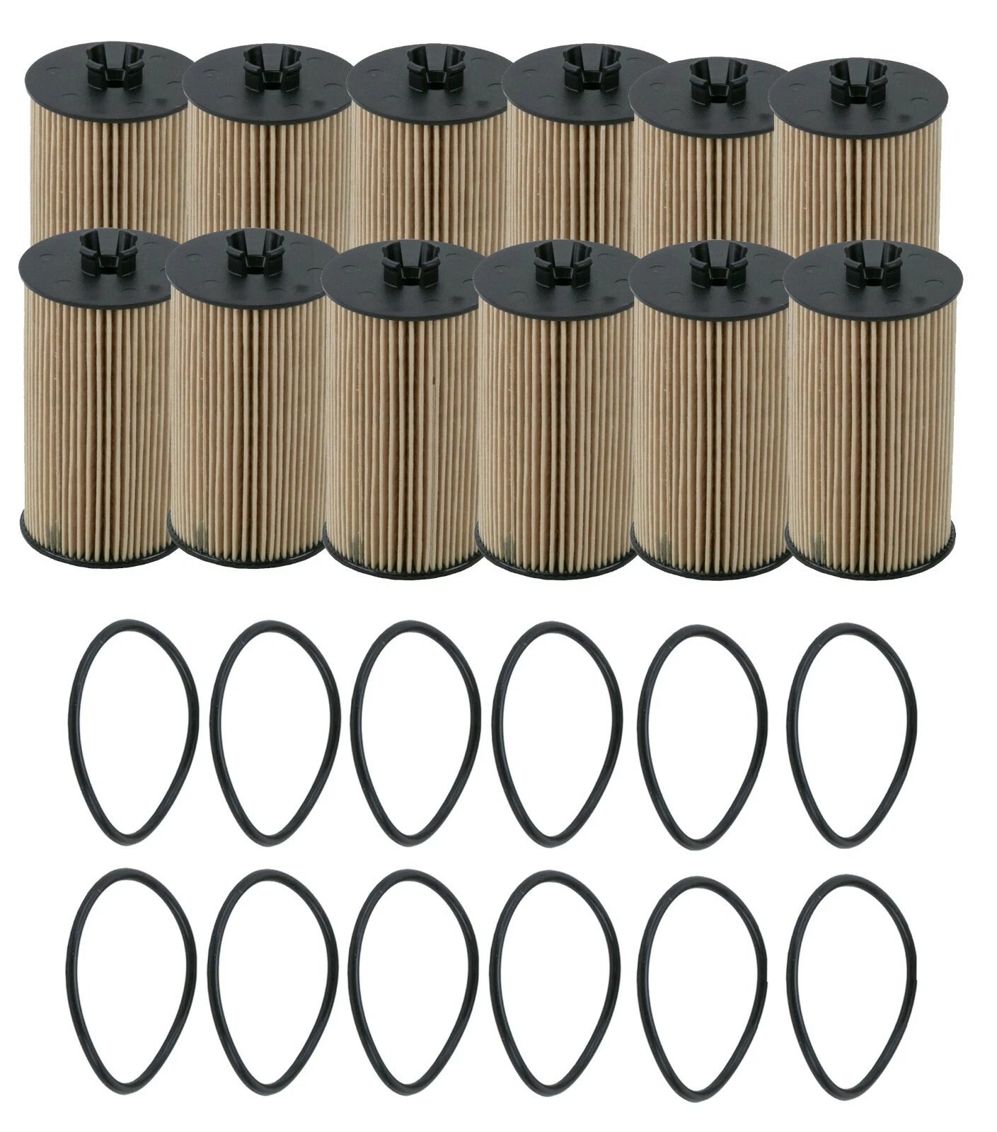 Set of 12 Engine Oil Filters for Buick Chevrolet GMC Pontiac Suzuki (Wix)