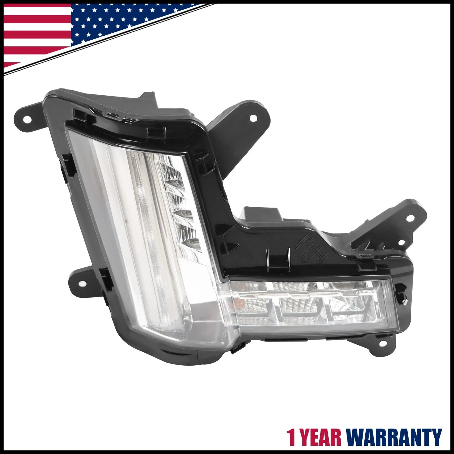 Passenger Side LED Fog Light Lamp for Cadillac Escalade (2015–2020)