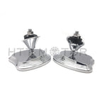 Chrome Rearview Fairing Mount Mirrors for Harley Touring FLHX FLHT (2014–2023)