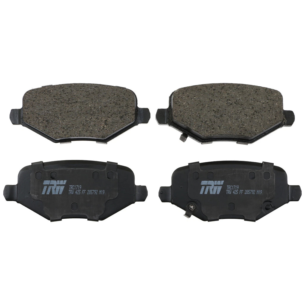 Rear Brake Kit 305mm Disc Rotors & TRW Pro Ceramic Pads for Chrysler Dodge Ram