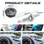 2Pcs Quick Release Bumper Fasteners Alloy Hatch Lids Kit for GMC (-)