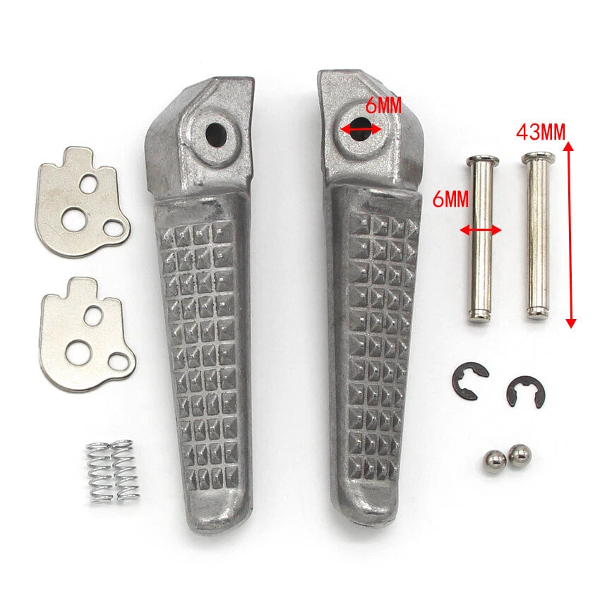 Rear Footrest Pegs for Honda NC700X NC750X NTV650 NT400 Bros (2012–2023)