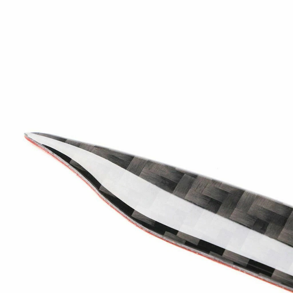 Carbon Fiber Side Rear View Mirror Trim Strip Sticker Universal Fit for All