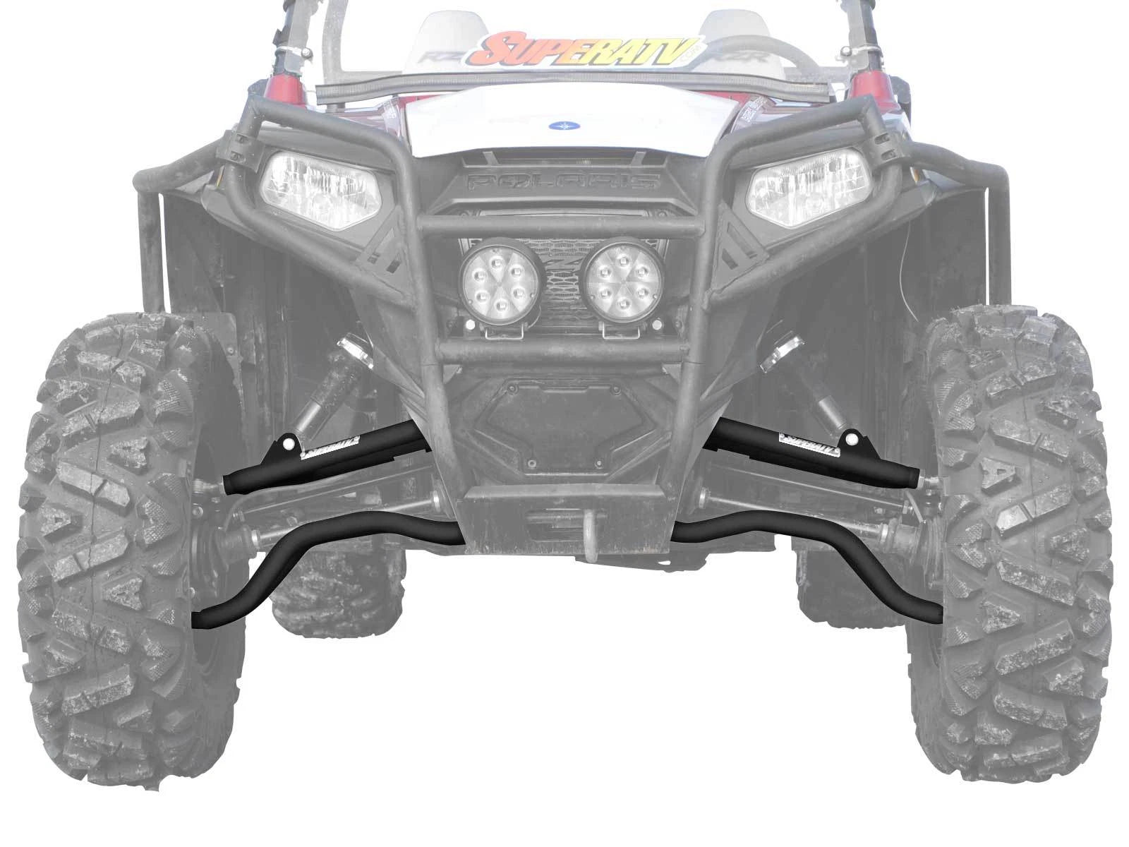 High Clearance A-Arms for Polaris RZR S 800 / 4 800 (2011–2014) - 1.5" Forward, Black
