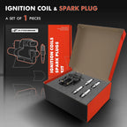 Ignition Coil & Iridium Spark Plugs for Subaru Impreza (1997-1998)